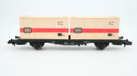 Fleischmann N 8234 Containertragwagen Lbs 593 DB
