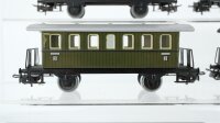 Märklin H0 Konvolut 6 Personenwagen 2.Kl. grün Blech Nebenbahn