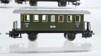 Märklin H0 Konvolut 6 Personenwagen 2.Kl. grün Blech Nebenbahn