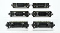 Märklin H0 Konvolut 6 Personenwagen 2.Kl. grün Blech Nebenbahn