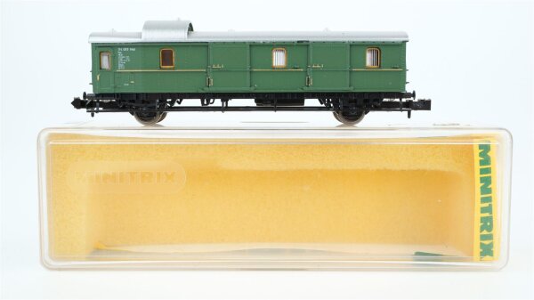 Minitrix N 51 3060 00 Personenzug - Gepäckwagen 114 069 Mst