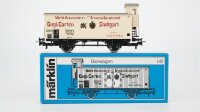 Märklin H0 4677 Kühlwagen mit Bremserhaus (ENGL. GARTEN STUTTGART) der K.W.St.E.