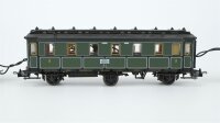 Trix H0 Konvolut Abteilwagen 1./2.Kl., Personenwagen 3.Kl., Packwagen, 3-achsig beleuchtet K.Bay.Sts.B. (Abbrüche, Beleuchtung ungetestet)
