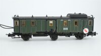 Trix H0 Konvolut Abteilwagen 1./2.Kl., Personenwagen 3.Kl., Packwagen, 3-achsig beleuchtet K.Bay.Sts.B. (Abbrüche, Beleuchtung ungetestet)