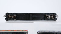 Fleischmann H0 Konvolut Personenwagen "Bistro Cafe" 1.Kl. blau/grau, Speisewagen rot, Abteilwagen 2.Kl. blau/grau, Abteilwagen 1.Kl orange/grau, Personenwagen "Touropa" DB
