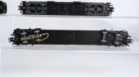 Märklin H0 Konvolut Packwagen 4-achsig grün, Personenwagen 1./2.Kl. grün, Personenwagen 2.Kl. grün, 2 Abteilwagen "TEE" 1.Kl. beleuchtet beige/rot DB (ungetestet)
