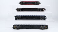 Märklin H0 Konvolut Abteilwagen 2.Kl. blau, Abteilwagen 2.Kl. grau, Speisewagen "DSG" rot, Restaurant-Wagen SBB-CFF-FFS/FS/DB (unvollständig/Lackschäden)