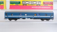 Schicht H0 Konvolut 2 Abteilwagen "18432" 2.Kl. grün, Personenwagen 3.Kl. grün, Packwagen blau MAV/DR/u.a.