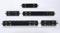 Piko H0 Konvolut 2 Abteilwagen 1.Kl. 4-achsig grün, 2 Abteilwagen 2.Kl. grün, Personenwagen grün DR/SNCF