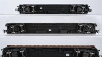Rivarossi H0 Konvolut Postwagen grau, Packwagen grün, Abteilwagen 1.Kl. braun FS/DB