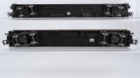 Rivarossi H0 Konvolut Postwagen grau, Packwagen grün, Abteilwagen 1.Kl. braun FS/DB
