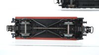 Märklin H0 Konvolut Hochbordwagen braun, Hochbordwagen grau, Hochbordwagen mit Bremserhaus 2 Niederbordwagen DB/RN