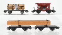 Märklin H0 Konvolut 2 Drehschemelwagen mit...