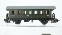 Märklin H0 Konvolut 2 Personenwagen 2.Kl. grün, 2 Packwagen "4003" grün, Blech, Nebenbahn