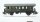Märklin H0 Konvolut 2 Personenwagen 2.Kl. grün, 2 Packwagen "4003" grün, Blech, Nebenbahn
