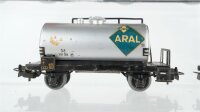 Märklin H0 Konvolut 2 Kipploren, Weinfasswagen "Bordeaux" Kesselwagen "Aral" Kranwagen, Nebenbahn (unvollständig)