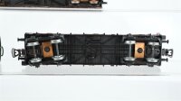 Piko H0 Konvolut gedeckterGüterwagen 4-achsig braun, gedeckter Güterwagen "Cinzano", Hochbordwagen 4-achsig braun, Güterzu-Begleitwagen grün DR/DSB/FS
