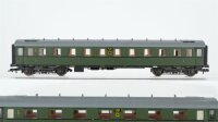 Liliput H0 Konvolut Abteilwagen "11 034" 1.Kl. grün, Abteilwagen "16 244" 3.Kl. grün, Abteilwagen 2.Kl. blau, DR/DB
