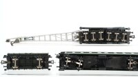 Fleischmann H0 Konvolut Kranwagen, Schwerlastwagen mit 2 Gegengewichten, Kranschutzwagen, Niederbordwagen mit Zubehör, Manschaftswagen DB (unvollständig)