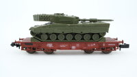 Roco N 25182 Flachwagen mit Panzer 399 4 713 6 DB