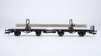 Fleischmann H0 95 5252 K Schemelwagen Gespann mit Ladung