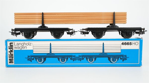 Märklin H0 4665 Langholzwagen