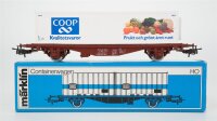 Märklin H0 4673 Containerwagen COOP Kvalitetsvaror