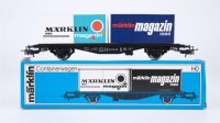 Märklin H0 84670 Behälter-Tragwagen...