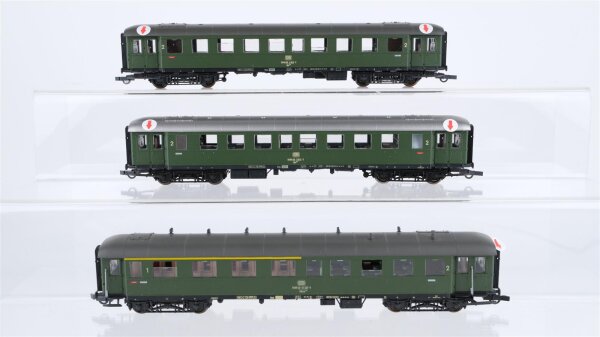 Roco H0 Konvolut Personenwagen Reisezugwagen 1./2.Kl., Reisezugwagen 2.Kl. DB