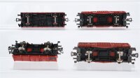 Fleischmann H0 Konvolut Güterwagen 4 Hochbordwagen DB