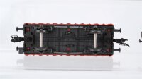 Fleischmann H0 Konvolut Güterwagen 3 Niederbordwagen, 1 Rungenwagen DB