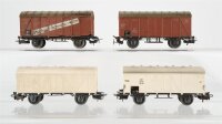 Märklin H0 Konvolut Güterwagen gedeckte Güterwagen „Stückgut-Schnellverkehr, braun, 2 x weiß“ DB