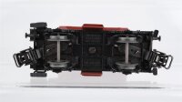 Märklin H0 Konvolut 1 Schotterwagen, 2 gedeckete Güterwagen, 1 offener Güterwagen mit Holzladung und Bremserhaus, 1 Niederbordwagen 2 achsig DB
