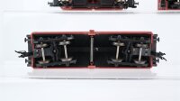 Fleischmann H0 Konvolut 2 Selbstentladewagen 2.achisg, 2 Selbstentladewagen 4-achisg DB