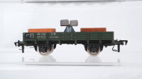 Fleischmann H0 Konvolut Kranwagen mit Kranbegleitwagen, Gegengewichtswagen (Spnnseile ausgeleiert) DB