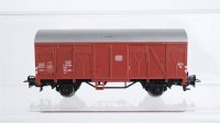 Märklin H0 Hochbordwagen 4-achsig, Teleskophubenwagen 4-achisg, 2 gedeckte Güterwagen 2-achisg DB