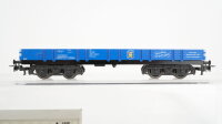 Märklin H0 Niederbordwagen 2-achsig, Niederbordwagen 4-achisg (Pustefix), Containertragwagen mit 2 Containern DB