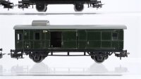 Märklin H0 Konvolut 2 Personenwagen 3. Kl., Personenwagen 2. Kl., Gepäckwagen Landesbahn