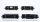 Märklin H0 Konvolut 2 Personenwagen 3. Kl., Personenwagen 2. Kl., Gepäckwagen Landesbahn
