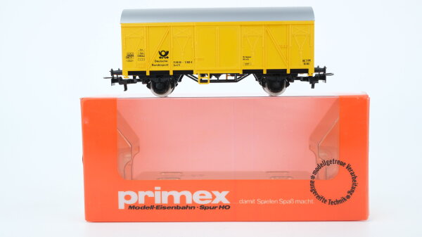 Primex H0 4558 Gedeckter Güterwagen (Bahnpostwagen)  2s-t11 der DBP