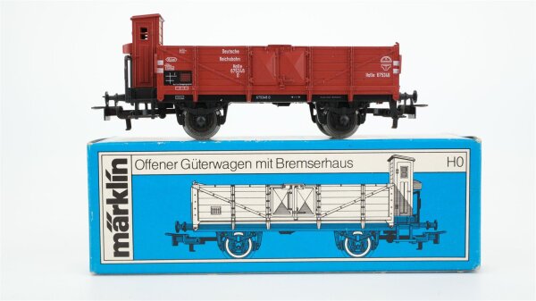 Märklin H0 4696 Offener Güterwagen mit Bremserhaus  O 10 der DRG