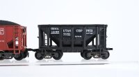Unbekannt H0 Konvolut 1 Caboose , 5 Selbsentladewagen (Dixie Line, Utah Copper, Burlington Route) USA L&N/CB&Q/Southern Pacific u.a.