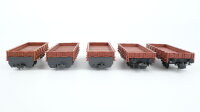 Liliput H0 Konvolut 5 Rungenwagen 2 achsig ÖBB (Rungen fehlen)