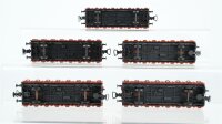 Liliput H0 Konvolut 5 Rungenwagen 2 achsig ÖBB (Rungen fehlen)