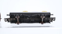 Liliput H0 Konvolut 2 geschlossene Güterwagen, 2 Behältertragwagen (Molkereiverband für Niederösterreich) ÖBB u.a. (Ladung unvollständig)