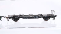 Fleischmann H0 Konvolut 2 Kipploren, 2 Behältertragwagen (ohne Ladung) DB u.a.