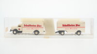 Brekina H0 7311 Henschel Hängerzug Schultheiss Bier