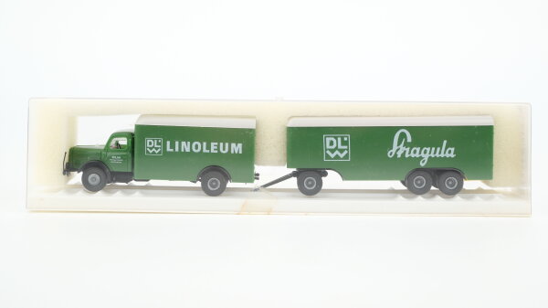 Brekina H0 7315 Henschel Hängerzug DLW Linoleum