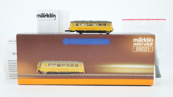 Märklin Spur Z 88021 Schienenreinigungswagen "Indusi-Messwagen" BR 724 DB AG