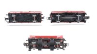 Märklin H0 Konvolut 1 offener Güterwagen mit Schüttgutladung, 1 offener Selbstentladewagen, 1 Schiebedachwagen, 2 achsig DB